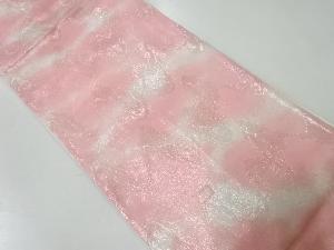 アンティーク　壺垂れ模様織出し全通袋帯（材料）